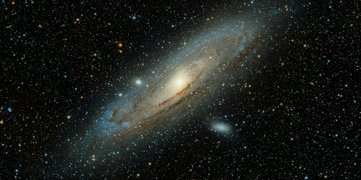 A spiral galaxy in deep space
