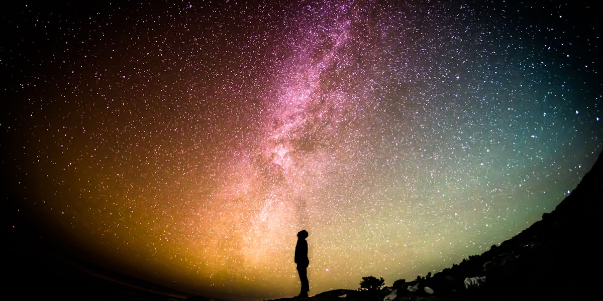 A vast sky filled with stars