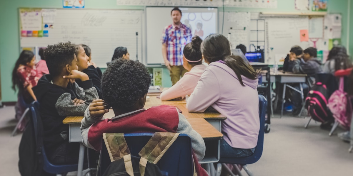 Students in a classroom, representing the competition environment
